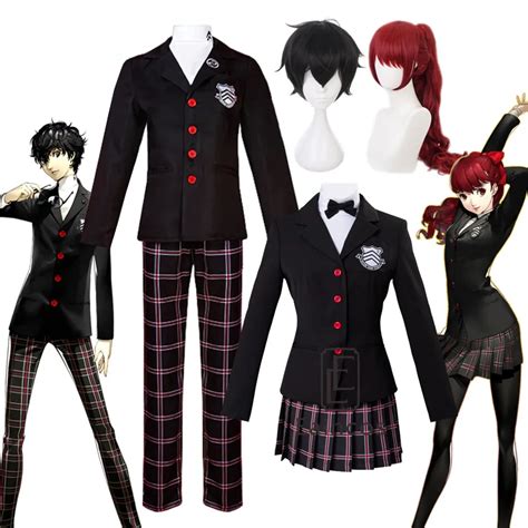 joker persona 5 cosplay school uniform